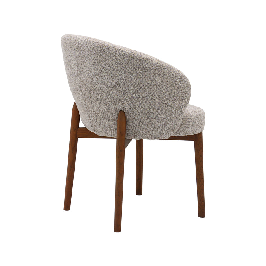LABEL51 Eetkamerstoelen Sakiko - Beige - Geweven