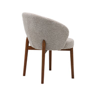 LABEL51 Eetkamerstoelen Sakiko - Beige - Geweven