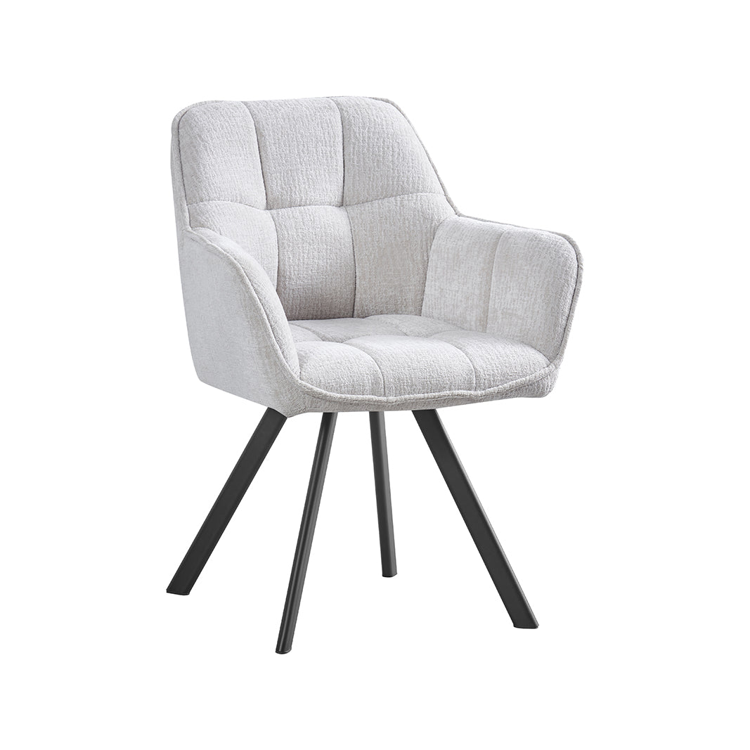 LABEL51 Eetkamerstoelen Riley - Naturel - Geweven