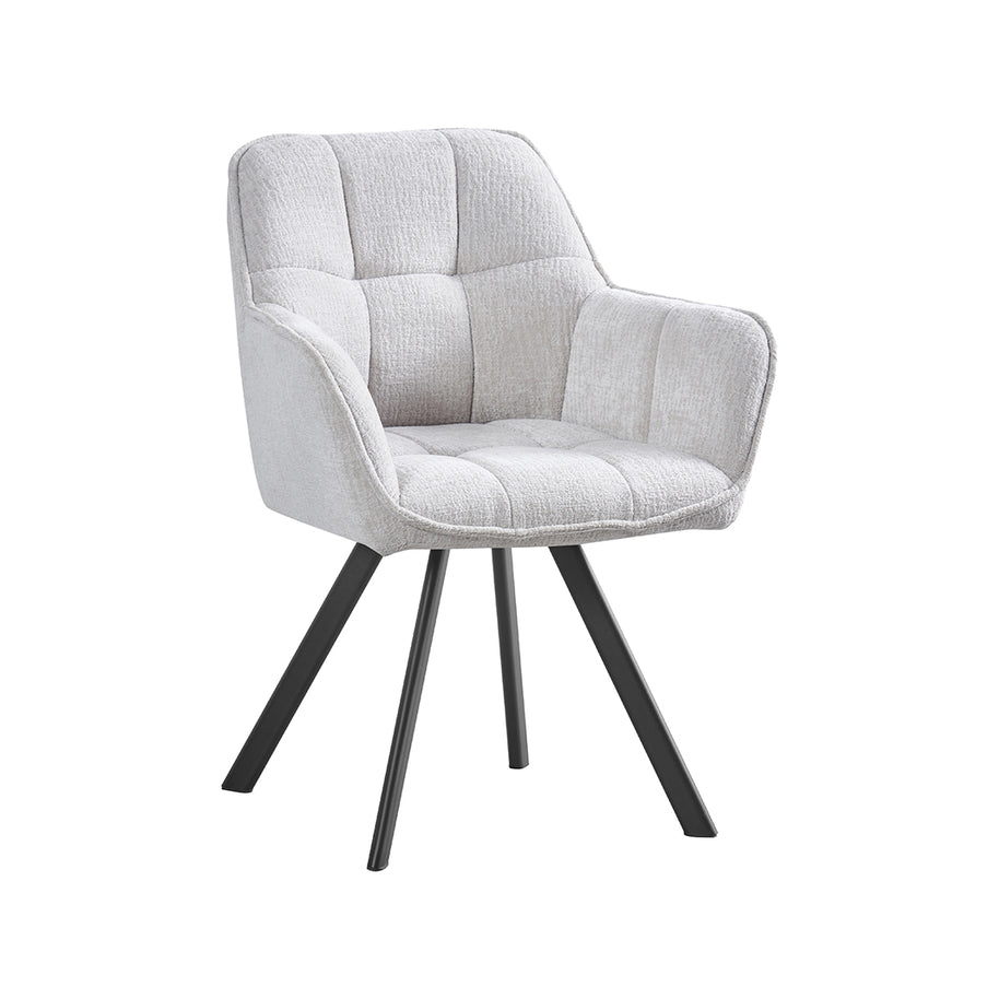 LABEL51 Eetkamerstoelen Riley - Naturel - Geweven