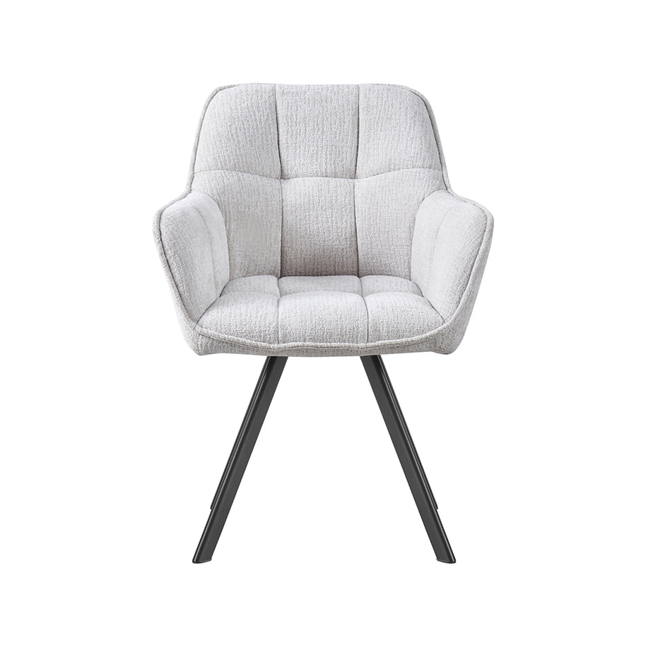 LABEL51 Eetkamerstoelen Riley - Naturel - Geweven
