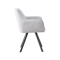 LABEL51 Eetkamerstoelen Riley - Naturel - Geweven