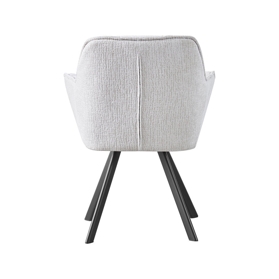 LABEL51 Eetkamerstoelen Riley - Naturel - Geweven