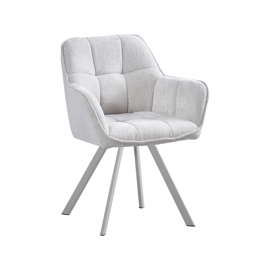 LABEL51 Eetkamerstoelen Riley - Naturel - Geweven