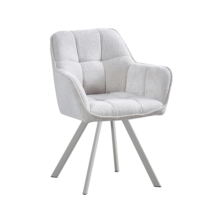 LABEL51 Eetkamerstoelen Riley - Naturel - Geweven