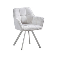 LABEL51 Eetkamerstoelen Riley - Naturel - Geweven