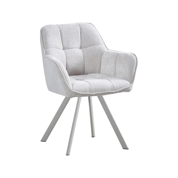 LABEL51 Eetkamerstoelen Riley - Naturel - Geweven