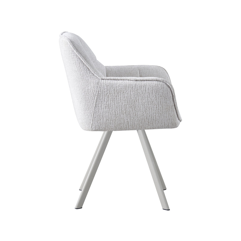 LABEL51 Eetkamerstoelen Riley - Naturel - Geweven