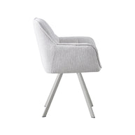 LABEL51 Eetkamerstoelen Riley - Naturel - Geweven