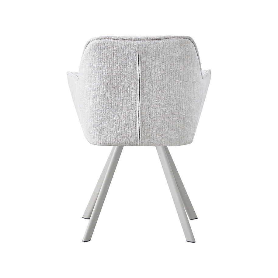 LABEL51 Eetkamerstoelen Riley - Naturel - Geweven