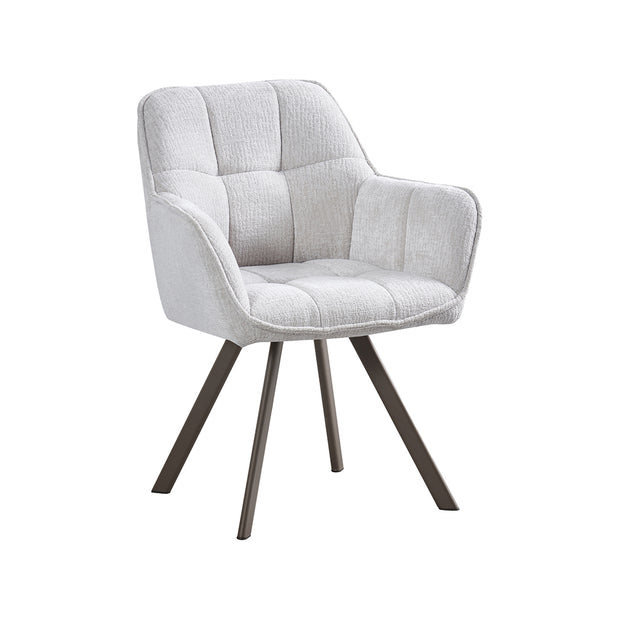 LABEL51 Eetkamerstoelen Riley - Naturel - Geweven