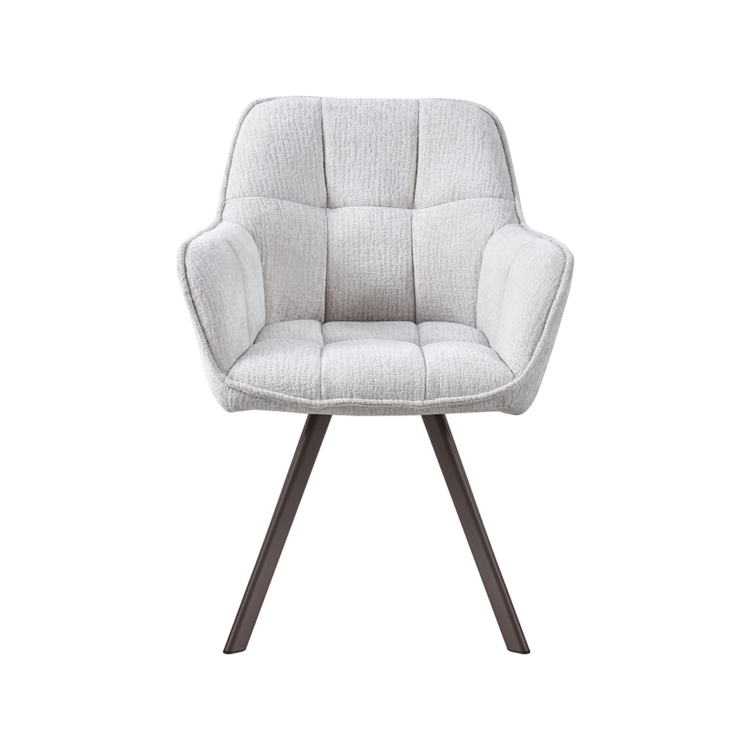 LABEL51 Eetkamerstoelen Riley - Naturel - Geweven