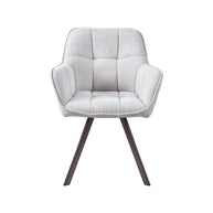 LABEL51 Eetkamerstoelen Riley - Naturel - Geweven