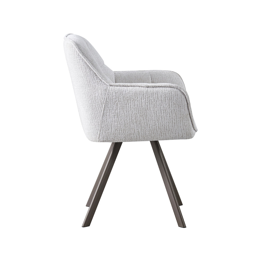 LABEL51 Eetkamerstoelen Riley - Naturel - Geweven