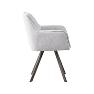 LABEL51 Eetkamerstoelen Riley - Naturel - Geweven