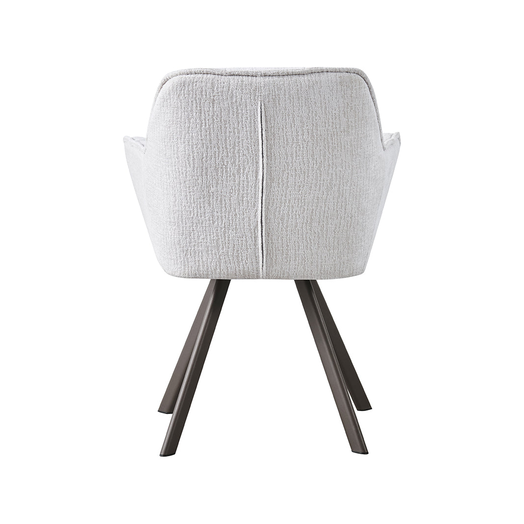 LABEL51 Eetkamerstoelen Riley - Naturel - Geweven