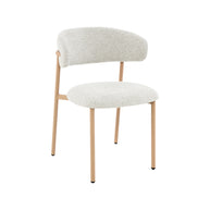 LABEL51 Eetkamerstoelen Kaito - Naturel - Geweven - Naturel Houten Frame