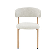 LABEL51 Eetkamerstoelen Kaito - Naturel - Geweven - Naturel Houten Frame