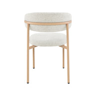 LABEL51 Eetkamerstoelen Kaito - Naturel - Geweven - Naturel Houten Frame