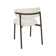 LABEL51 Eetkamerstoelen Kaito - Naturel - Geweven - Walnoot Houten Frame