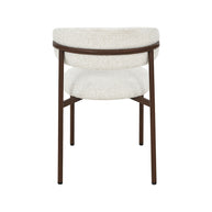 LABEL51 Eetkamerstoelen Kaito - Naturel - Geweven - Walnoot Houten Frame