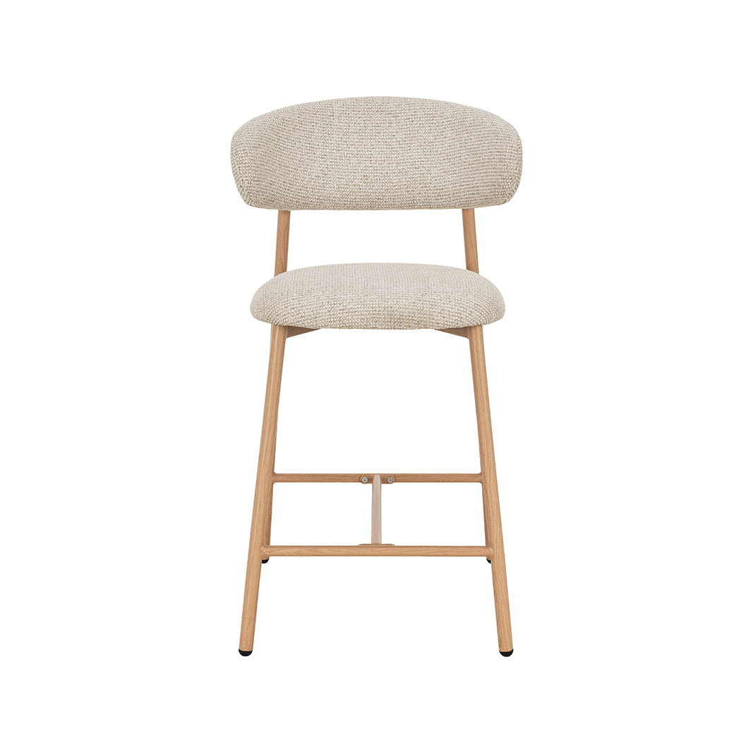 LABEL51 Barkrukken Kaito - Beige - Geweven - Laag