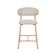 LABEL51 Barkrukken Kaito - Beige - Geweven - Laag