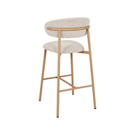 LABEL51 Barkrukken Kaito - Beige - Geweven - Laag