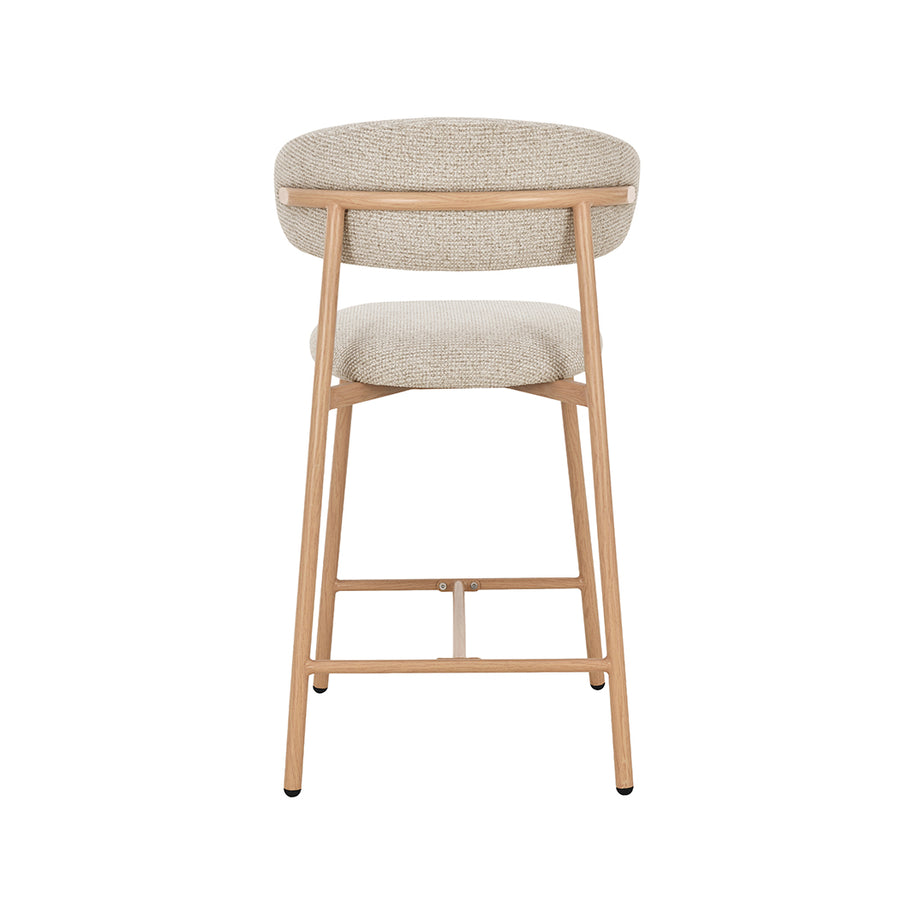 LABEL51 Barkrukken Kaito - Beige - Geweven - Laag