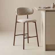 LABEL51 Barkrukken Kaito - Beige - Geweven - Laag