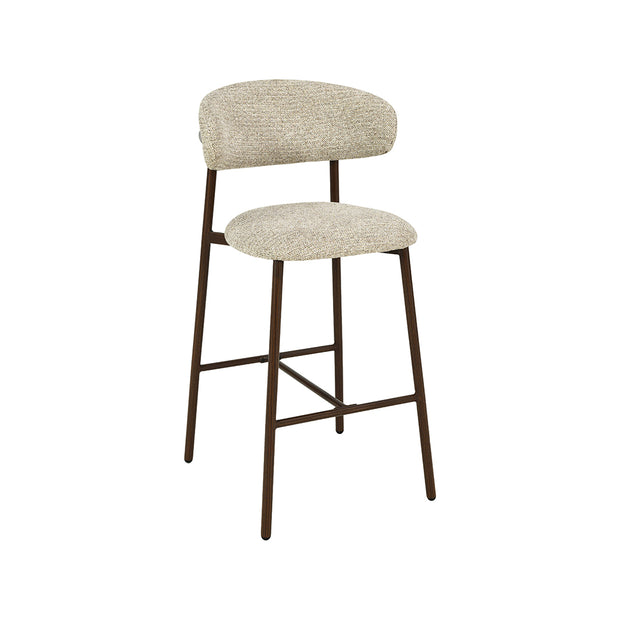 LABEL51 Barkrukken Kaito - Beige - Geweven - Laag
