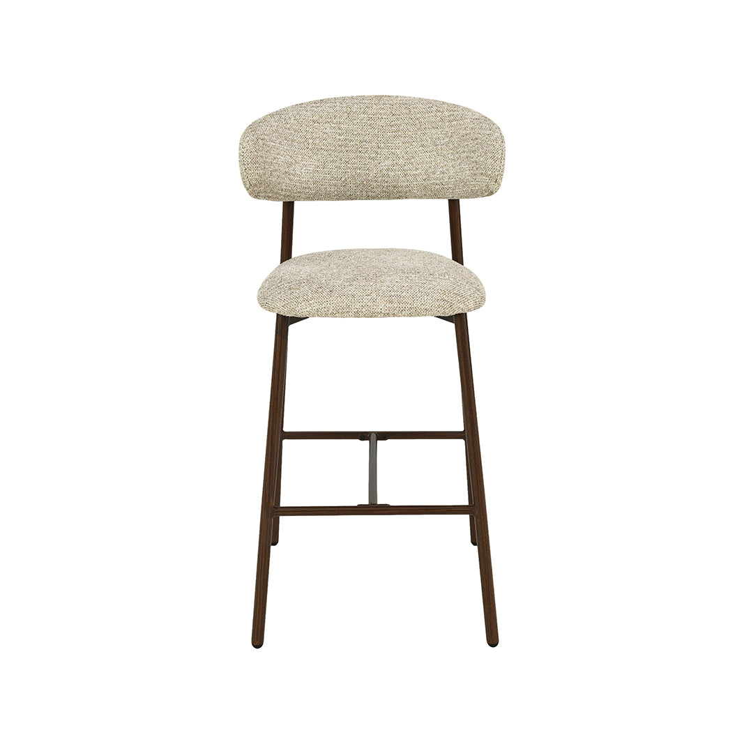 LABEL51 Barkrukken Kaito - Beige - Geweven - Laag