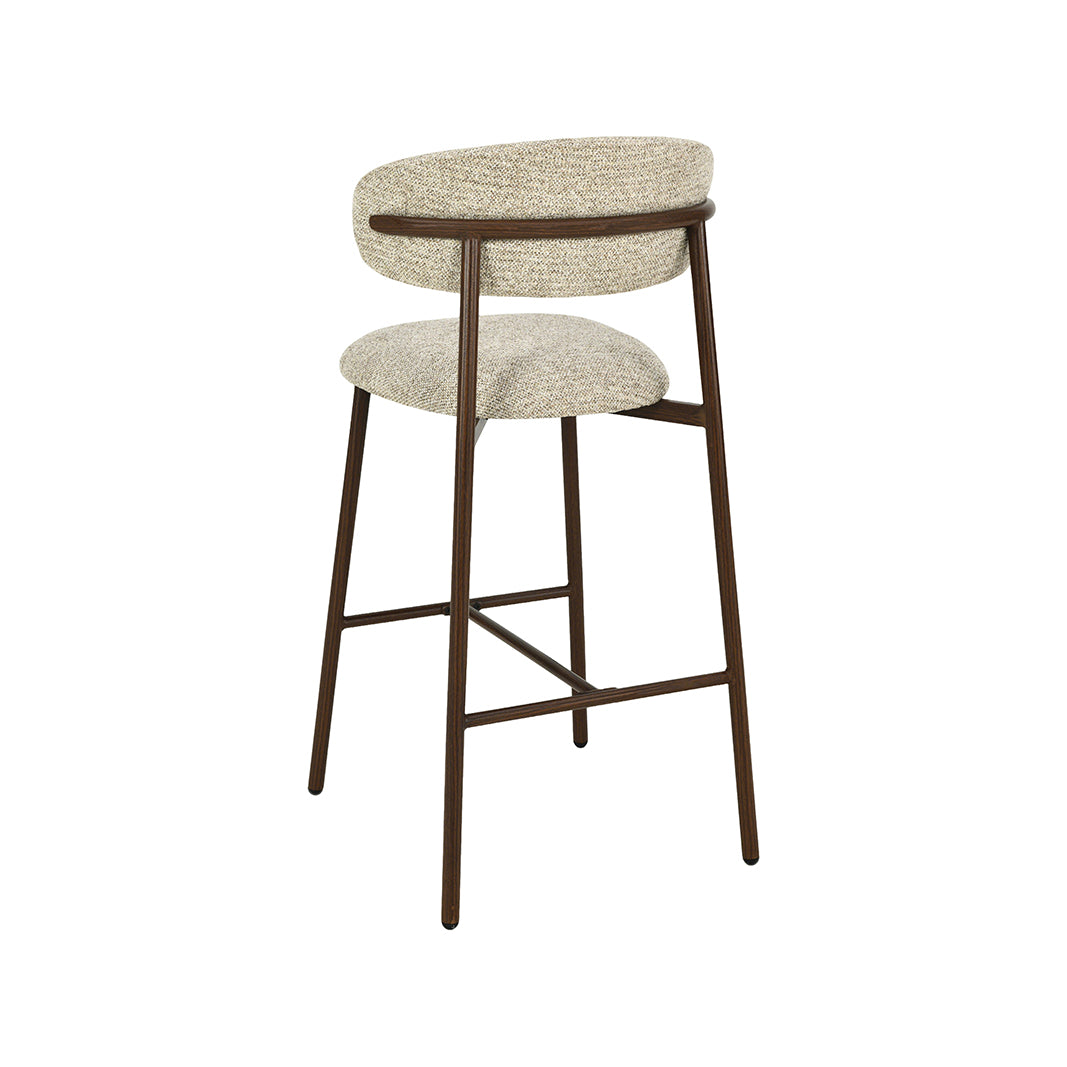 LABEL51 Barkrukken Kaito - Beige - Geweven - Laag