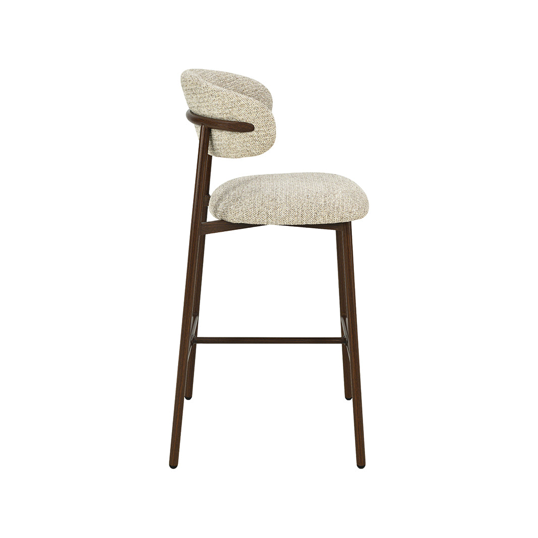 LABEL51 Barkrukken Kaito - Beige - Geweven - Laag