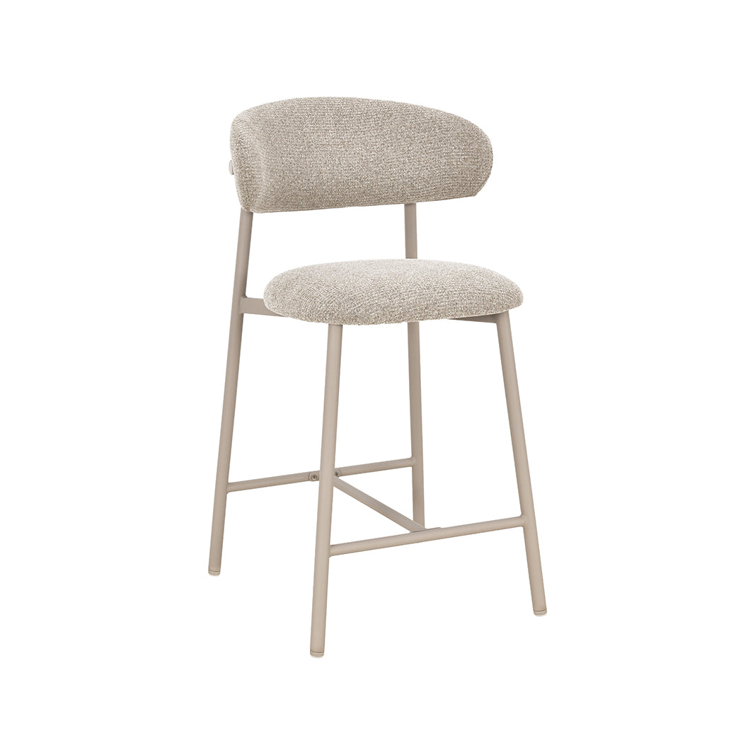 LABEL51 Barkrukken Kaito - Beige - Geweven - Laag