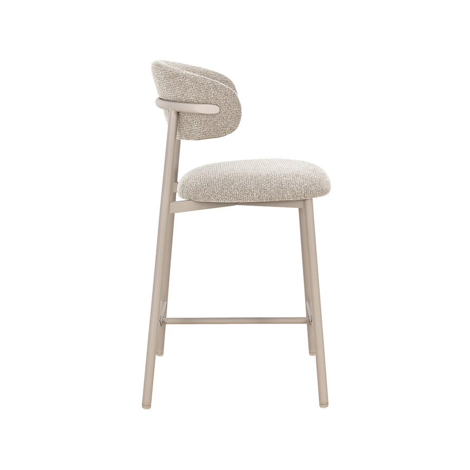 LABEL51 Barkrukken Kaito - Beige - Geweven - Laag