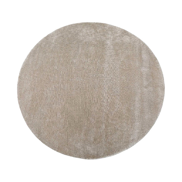 LABEL51 Vloerkleden Mila - Taupe - Polyester - 150x150 cm - Rond