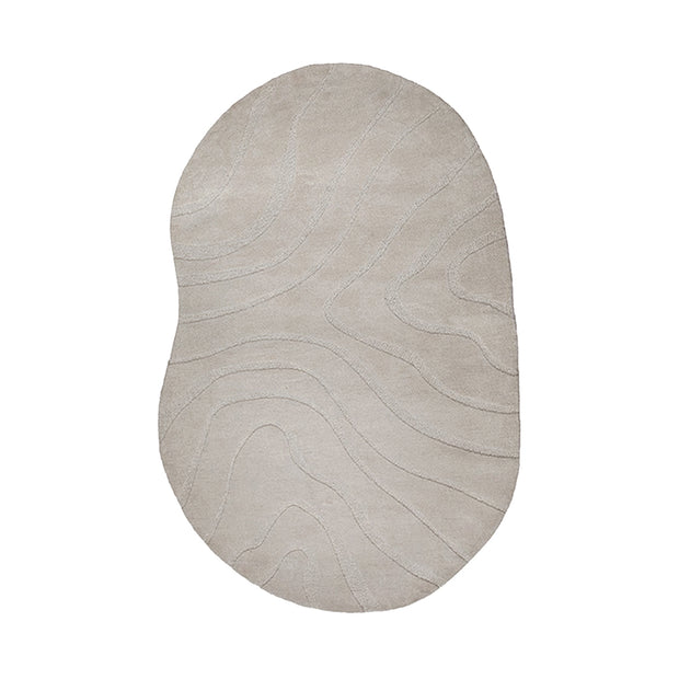 LABEL51 Vloerkleden Goa - Taupe - Polyester - 200x300 cm - Organisch