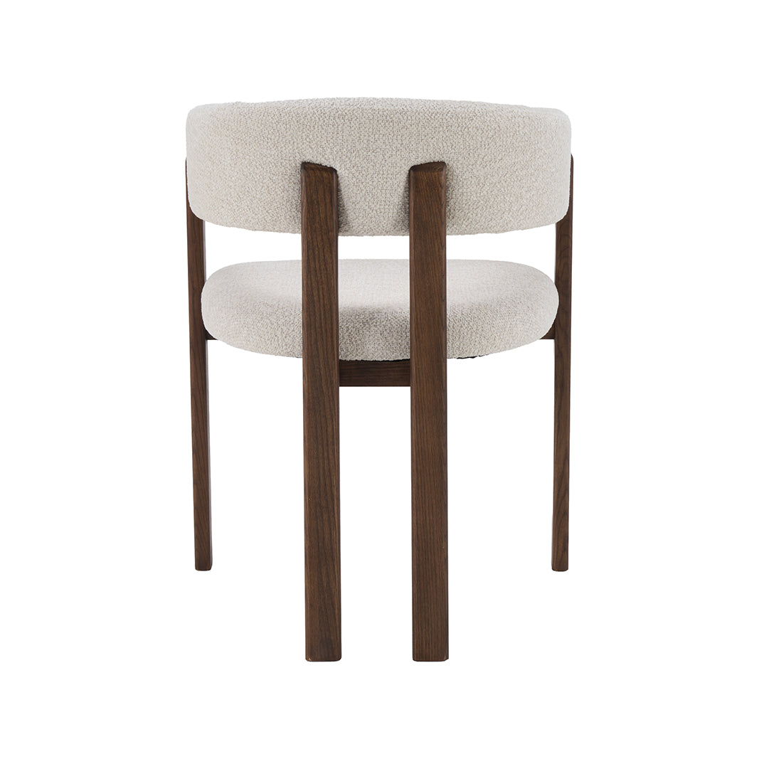LABEL51 Eetkamerstoelen Osaka - Naturel - Geweven - Walnoot Houten Frame