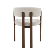 LABEL51 Eetkamerstoelen Osaka - Naturel - Geweven - Walnoot Houten Frame