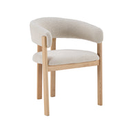 LABEL51 Eetkamerstoelen Osaka - Naturel - Geweven - Naturel Houten Frame