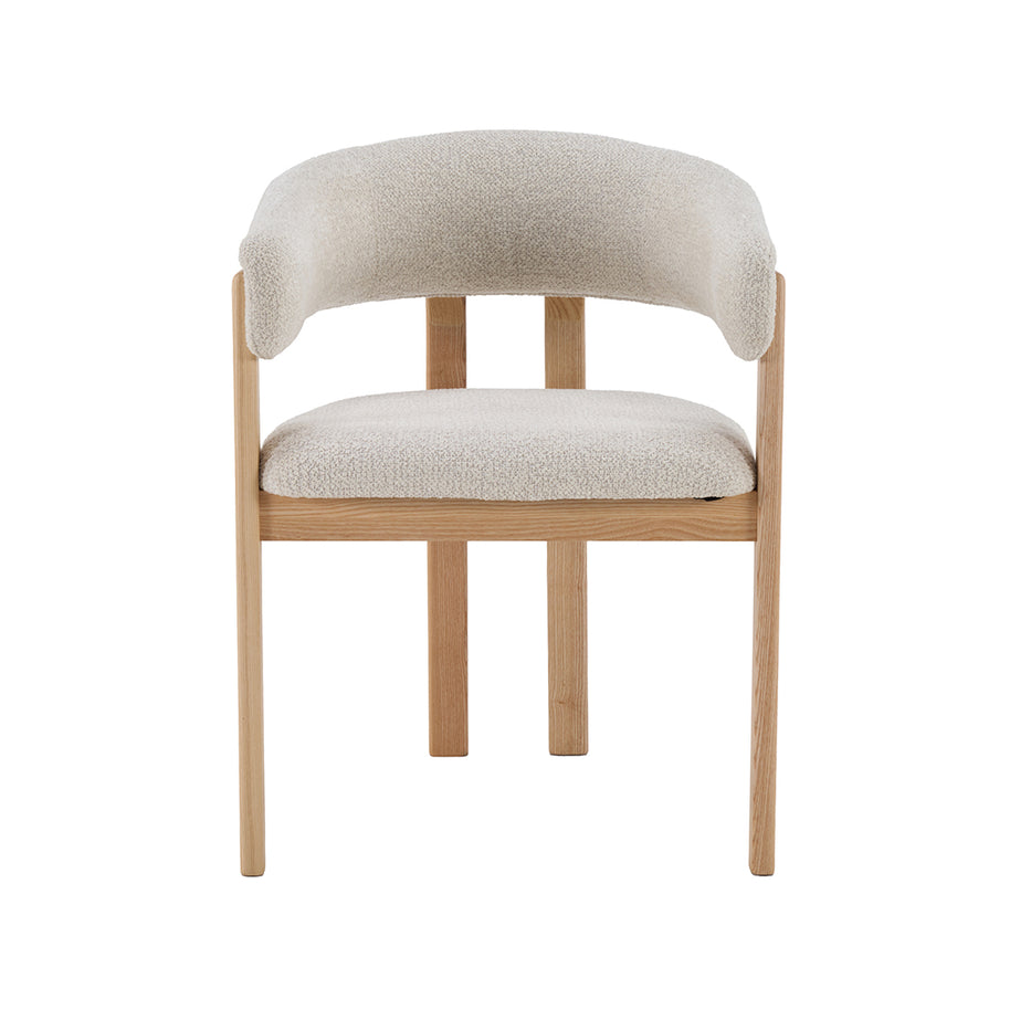 LABEL51 Eetkamerstoelen Osaka - Naturel - Geweven - Naturel Houten Frame