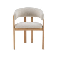 LABEL51 Eetkamerstoelen Osaka - Naturel - Geweven - Naturel Houten Frame