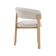 LABEL51 Eetkamerstoelen Osaka - Naturel - Geweven - Naturel Houten Frame