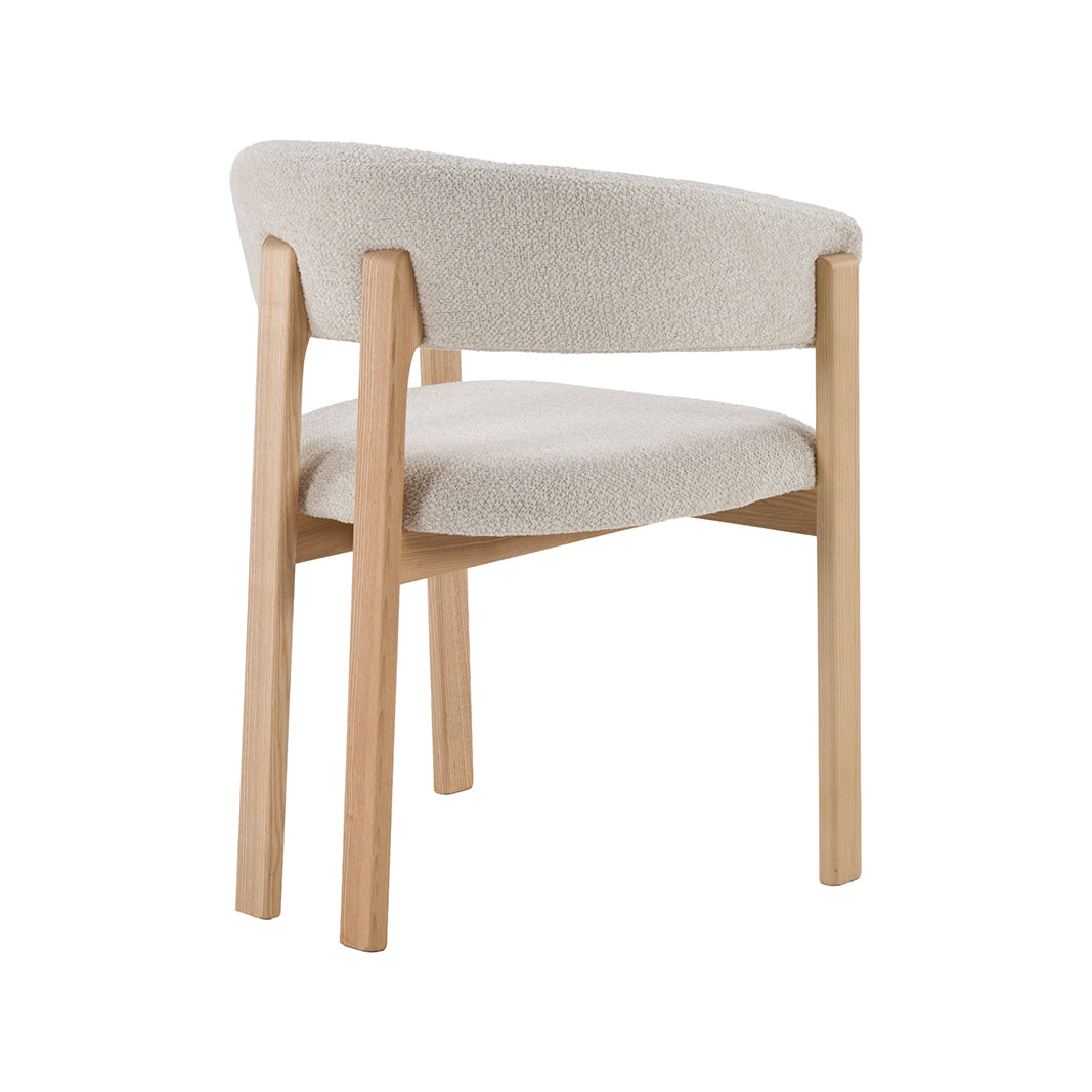 LABEL51 Eetkamerstoelen Osaka - Naturel - Geweven - Naturel Houten Frame