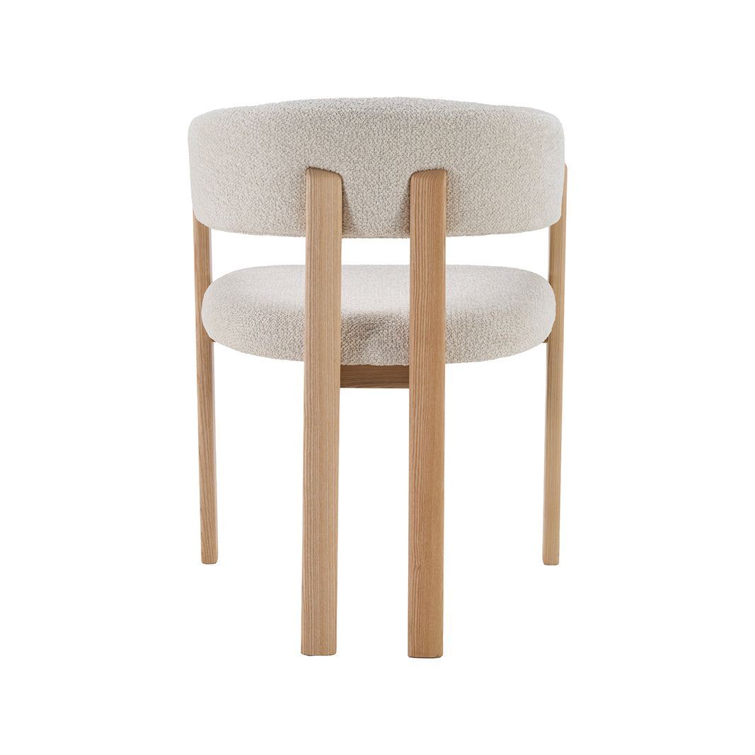 LABEL51 Eetkamerstoelen Osaka - Naturel - Geweven - Naturel Houten Frame