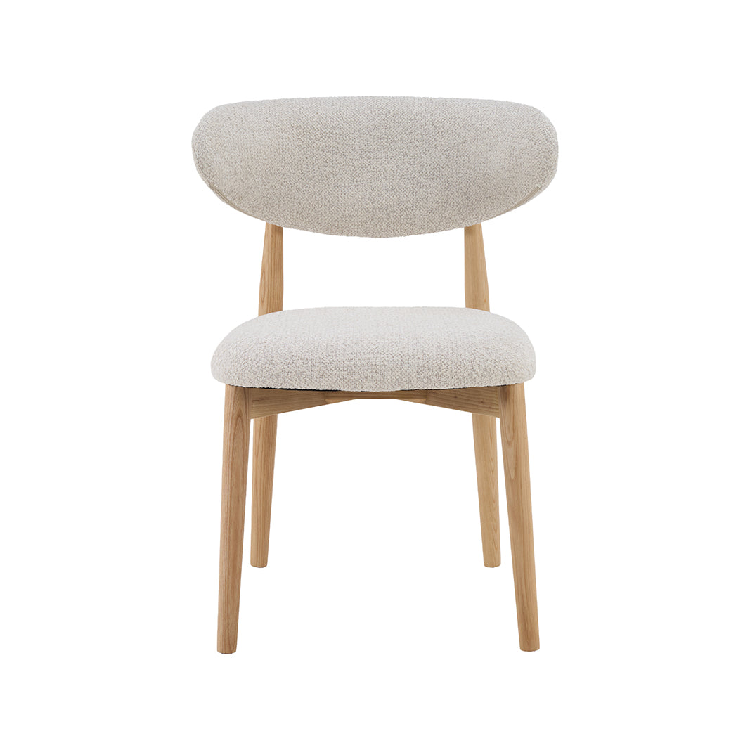 LABEL51 Eetkamerstoelen Kyoto - Naturel - Geweven - Naturel Houten Frame