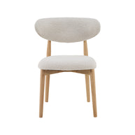LABEL51 Eetkamerstoelen Kyoto - Naturel - Geweven - Naturel Houten Frame
