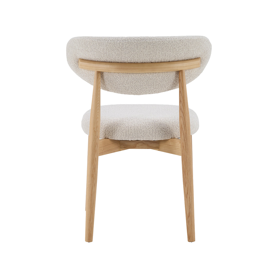 LABEL51 Eetkamerstoelen Kyoto - Naturel - Geweven - Naturel Houten Frame