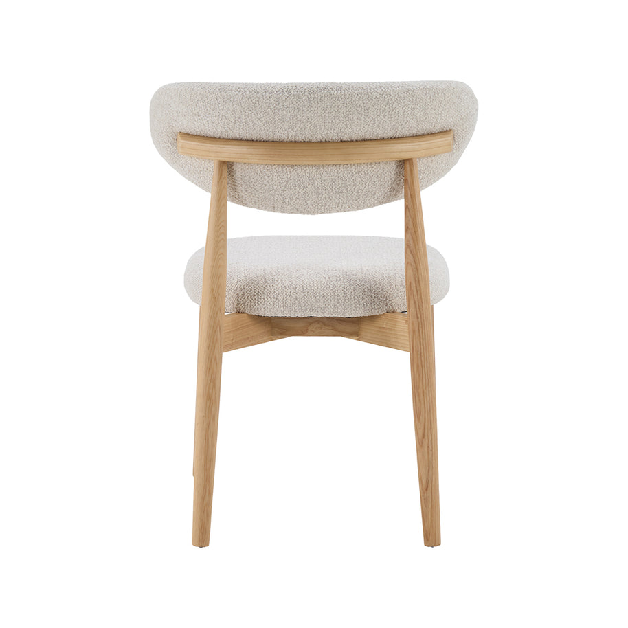 LABEL51 Eetkamerstoelen Kyoto - Naturel - Geweven - Naturel Houten Frame